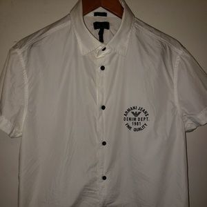 Mens Amani Jean's short sleeve shirt